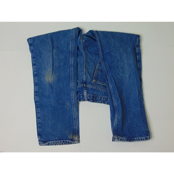 Carhartt 30 x 30 Flannel Lined Blue Jean M Relaxed - Picture 4 of 5